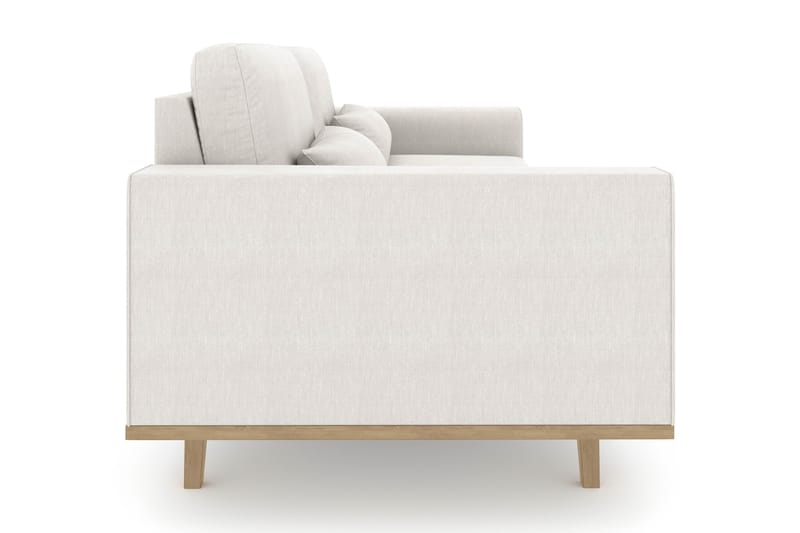 Copenhagen 3-seters Stoffsofa - Lys grå - Møbler - Sofaer - 3 seter sofa