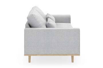 Copenhagen 3-seters Stoffsofa - Lys grå - Møbler - Sofaer - 3 seter sofa