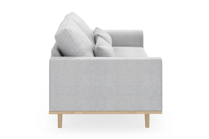 Copenhagen 3-seters Stoffsofa - Lys grå - Møbler - Sofaer - 3 seter sofa