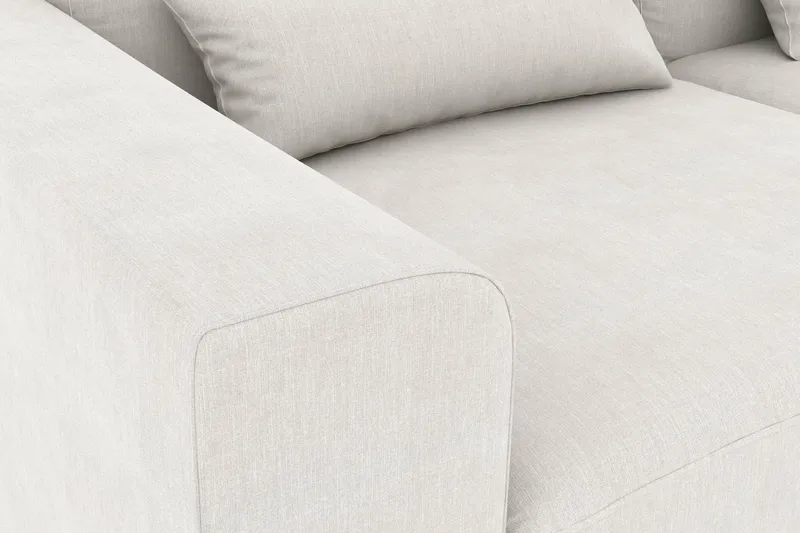 Copenhagen 3-seters Stoffsofa - Lys grå - Møbler - Sofaer - 3 seter sofa