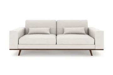 Copenhagen 3-seters Stoffsofa - Lys grå - Møbler - Sofaer - 3 seter sofa