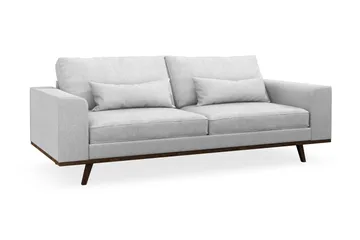 Copenhagen 3-seters Stoffsofa - Lys grå - Møbler - Sofaer - 3 seter sofa