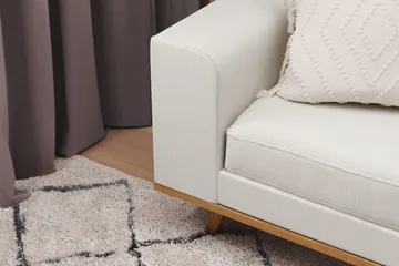 Copenhagen 3-seters Stoffsofa - Lys grå - Møbler - Sofaer - 3 seter sofa