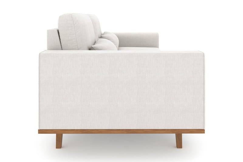 Copenhagen 3-seters Stoffsofa - Lys grå - Møbler - Sofaer - 3 seter sofa