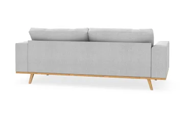 Copenhagen 3-seters Stoffsofa - Lys grå - Møbler - Sofaer - 3 seter sofa
