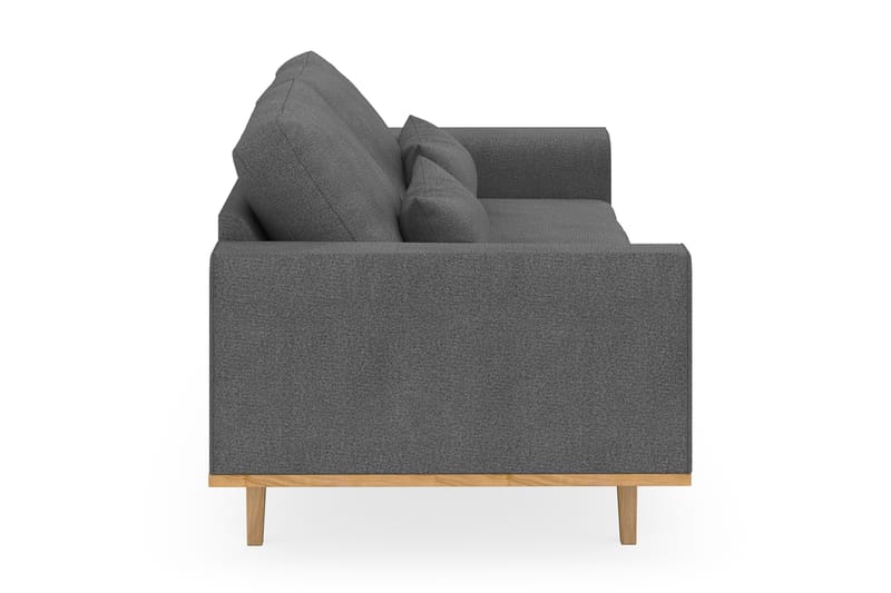 Copenhagen 3-seters Stoffsofa - Mørk grå - Møbler - Sofaer - 3 seter sofa