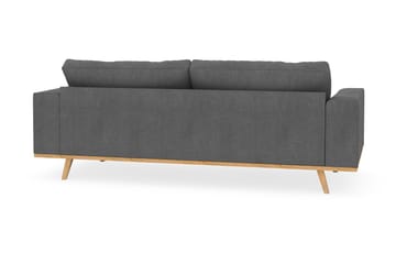 Copenhagen 3-seters Stoffsofa - Mørk grå - Møbler - Sofaer - 3 seter sofa