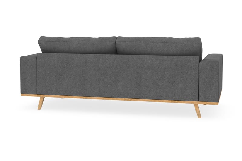 Copenhagen 3-seters Stoffsofa - Mørk grå - Møbler - Sofaer - 3 seter sofa