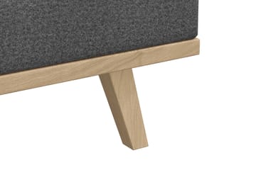 Copenhagen 3-seters Stoffsofa - Mørk grå - Møbler - Sofaer - 3 seter sofa