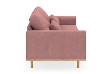 Copenhagen 3-seters Stoffsofa - Rosa - Møbler - Sofaer - 3 seter sofa