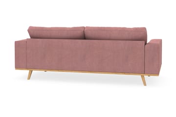 Copenhagen 3-seters Stoffsofa - Rosa - Møbler - Sofaer - 3 seter sofa