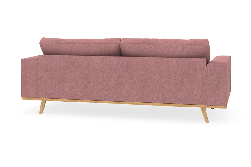 Copenhagen 3-seters Stoffsofa - Rosa - Møbler - Sofaer - 3 seter sofa