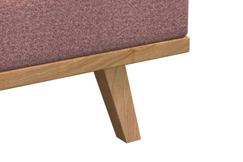 Copenhagen 3-seters Stoffsofa - Rosa - Møbler - Sofaer - 3 seter sofa