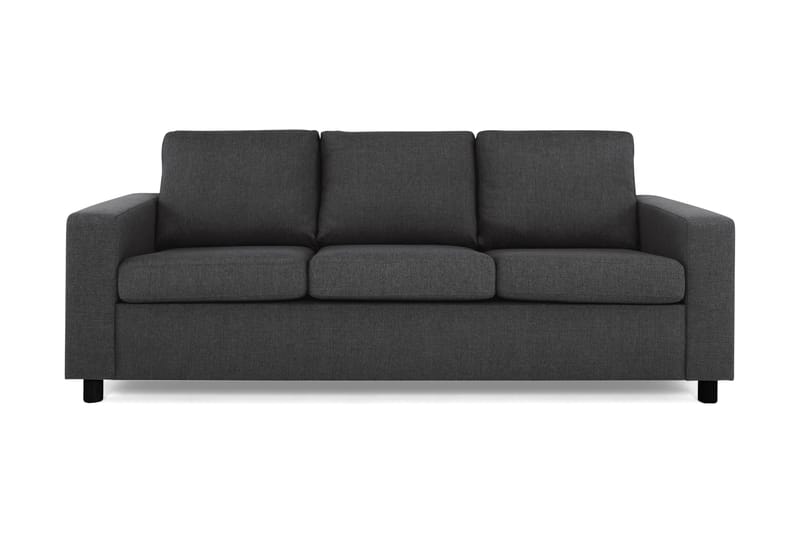 Crazy 3-seters Stoffsofa, Antrasitt