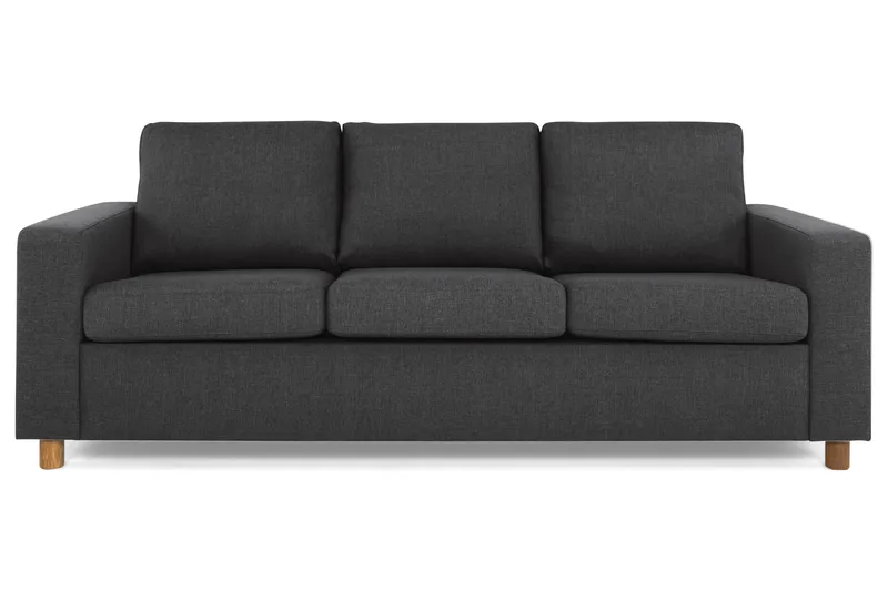 Crazy 3-seters Stoffsofa, Antrasitt