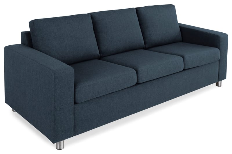 Crazy 3-seters Stoffsofa - Blå - Møbler - Sofaer - 3 seter sofa
