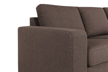 Crazy 3-seters Stoffsofa - Brun - Møbler - Sofaer - 3 seter sofa