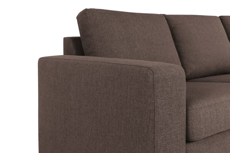 Crazy 3-seters Stoffsofa - Brun - Møbler - Sofaer - 3 seter sofa