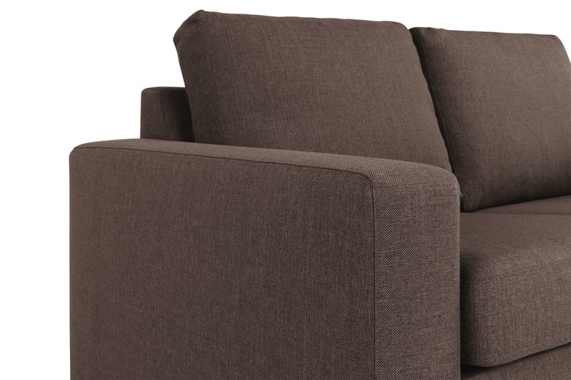 Crazy 3-seters Stoffsofa - Brun - Møbler - Sofaer - 3 seter sofa