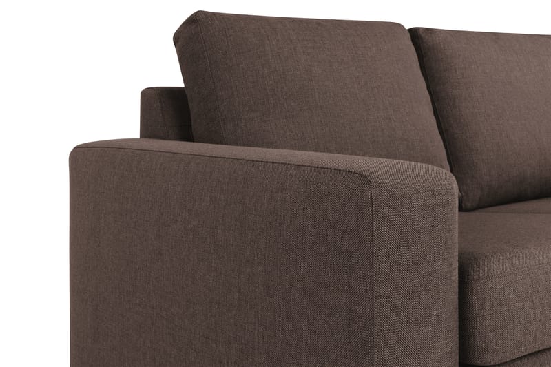 Crazy 3-seters Stoffsofa - Brun - Møbler - Sofaer - 3 seter sofa