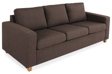 Crazy 3-seters Stoffsofa - Brun - Møbler - Sofaer - 3 seter sofa