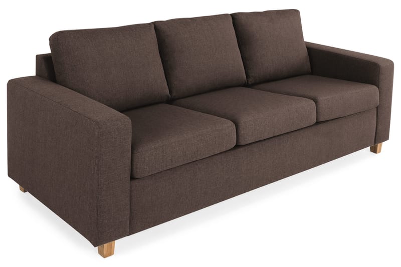 Crazy 3-seters Stoffsofa - Brun - Møbler - Sofaer - 3 seter sofa