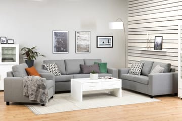 Crazy 3-seters Stoffsofa - Grå - Møbler - Sofaer - 3 seter sofa