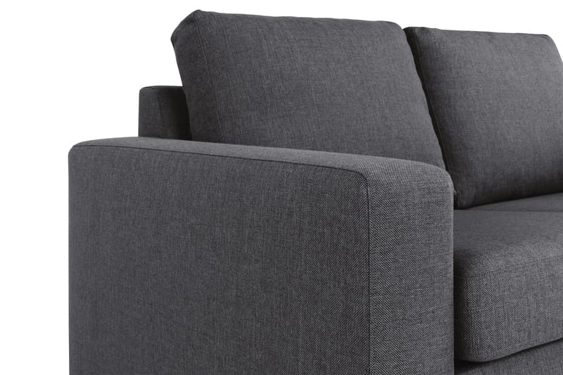 Crazy 3-seters Stoffsofa - Mørk grå - Møbler - Sofaer - 3 seter sofa