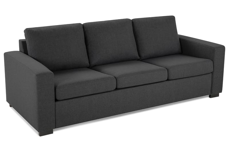 Crazy 3-seters Stoffsofa - Mørk grå - Møbler - Sofaer - 3 seter sofa