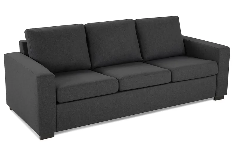 Crazy 3-seters Stoffsofa - Mørk grå - Møbler - Sofaer - 3 seter sofa