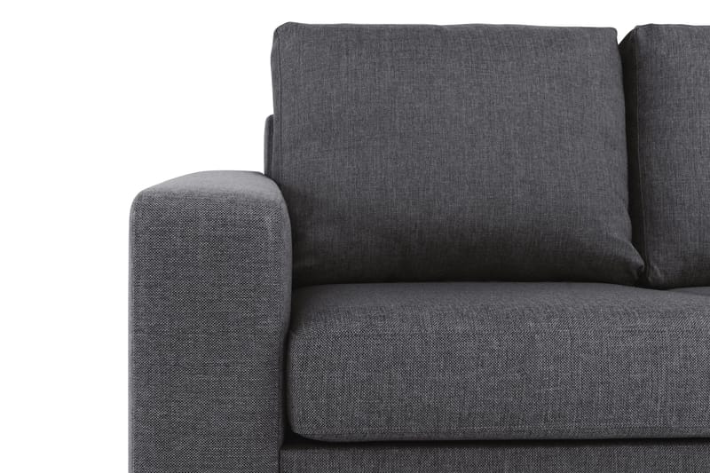 Crazy 3-seters Stoffsofa - Mørk grå - Møbler - Sofaer - 3 seter sofa