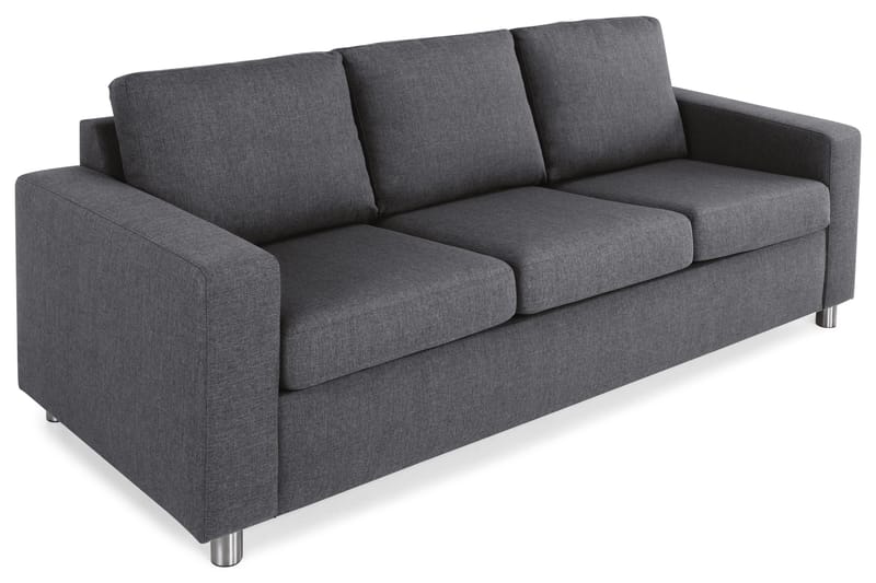 Crazy 3-seters Stoffsofa - Mørk grå - Møbler - Sofaer - 3 seter sofa