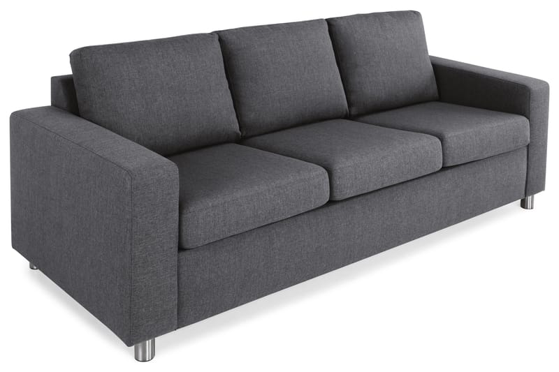 Crazy 3-seters Stoffsofa - Mørk grå - Møbler - Sofaer - 3 seter sofa