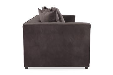 Cubo 4-seters Dyp Modulsofa i Fløyel - Mørk grå - Møbler - Sofaer - 3 seter sofa