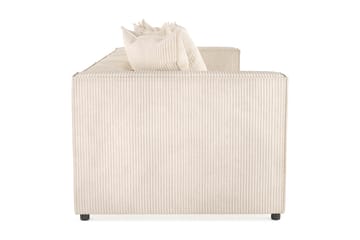 Cubo 4-seters Dyp Modulsofa i Manchester - Beige - Møbler - Sofaer - 3 seter sofa