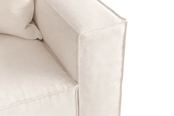 Cubo 4-seters Dyp Modulsofa i Stoff - Beige - Møbler - Sofaer - 3 seter sofa
