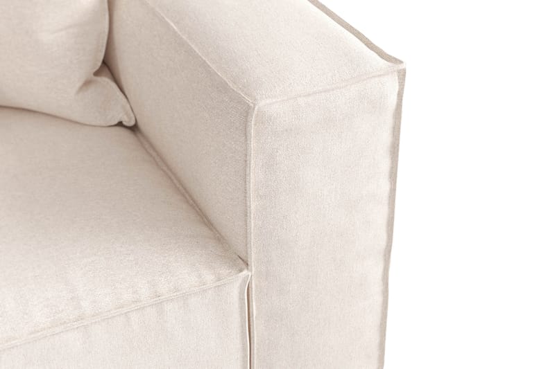 Cubo 4-seters Dyp Modulsofa i Stoff - Beige - Møbler - Sofaer - 3 seter sofa