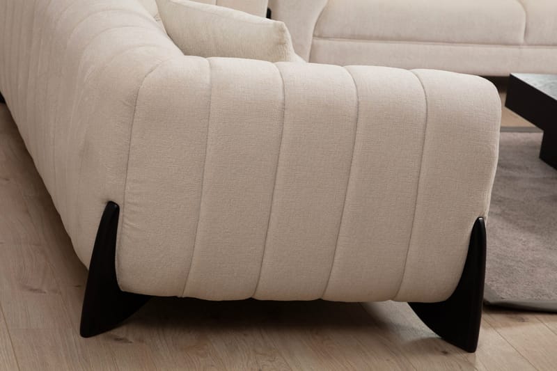 Devid Sofa 3-seter - Hvit - Møbler - Sofaer - 3 seter sofa