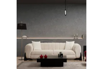 Devid Sofa 3-seter - Hvit - Møbler - Sofaer - 3 seter sofa