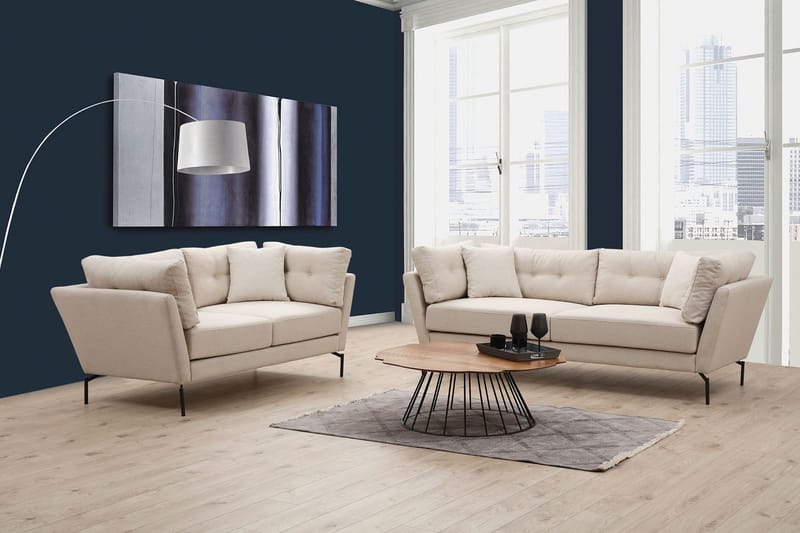 Dorval Sofa 3-seters - Beige - Møbler - Sofaer - 3 seter sofa