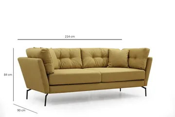 Dorval Sofa 3-seters - Grønn - Møbler - Sofaer - 3 seter sofa
