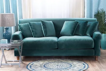 Eike Sofa 2-seter - Blå - Møbler - Sofaer - 3 seter sofa