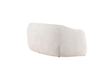 Elio 3-seters Myk Buet Sofa i Stoff - Lys Beige - Møbler - Sofaer - 3 seter sofa
