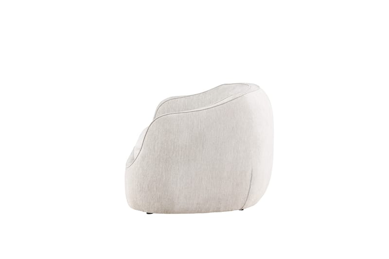 Elio 3-seters Myk Buet Sofa i Stoff - Lys Beige - Møbler - Sofaer - 3 seter sofa