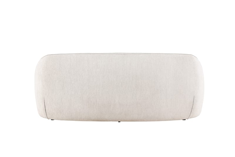 Elio 3-seters Myk Buet Sofa i Stoff - Lys Beige - Møbler - Sofaer - 3 seter sofa