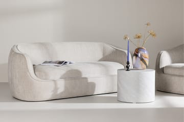 Elio 3-seters Myk Buet Sofa i Stoff - Lys Beige - Møbler - Sofaer - 3 seter sofa