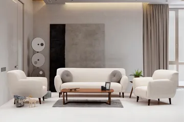 Ennadai Sofa 3-seters - Beige - Møbler - Sofaer - 3 seter sofa