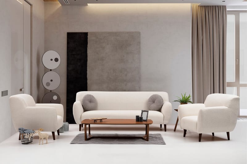Ennadai Sofa 3-seters - Beige - Møbler - Sofaer - 3 seter sofa