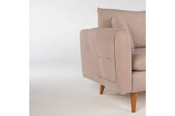 Espeut 3-seter Sofa - Brun - Møbler - Sofaer - 3 seter sofa