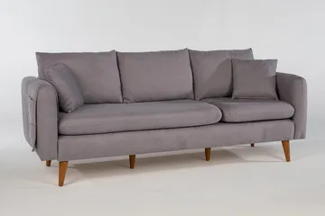 Espeut 3-seter Sofa - Grå - Møbler - Sofaer - 3 seter sofa